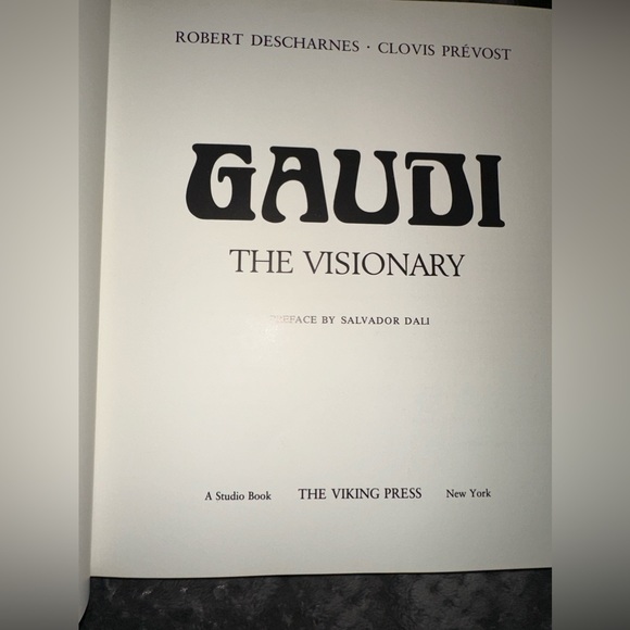 Gaudi- The Visionary Preface by Salvador Dali A Studio Book by Viking New York - Picture 11 of 16